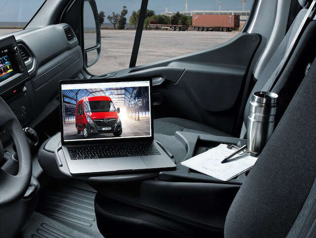 Opel, Movano, універсальність, салон, офісний столик